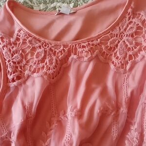 Tunic top peach